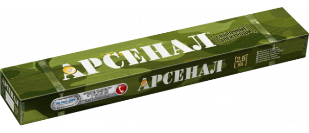 Электроды сварочные Арсенал МР-3, ф 3 мм (уп-2,5 кг) купить с доставкой в Троицке